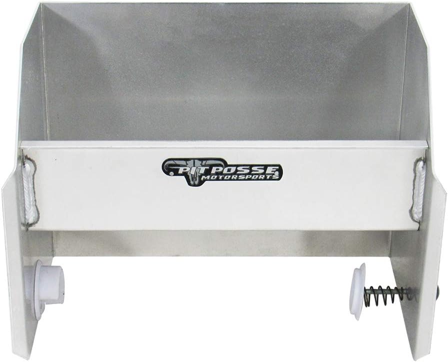 Organizador de almacenamiento de aluminio cerrado de estación de limpieza manual para garage, tienda, remolque Pit Posse 454