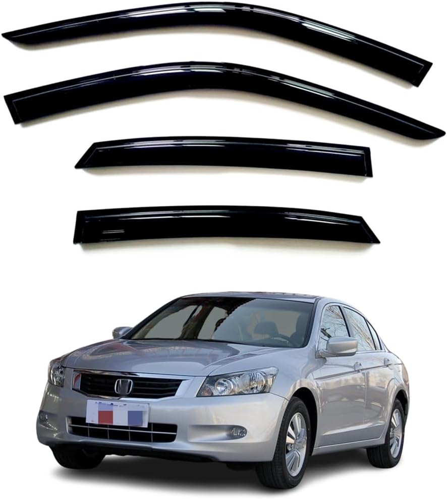 4 deflectores de ventana compatibles con Honda Accord 2008-2012