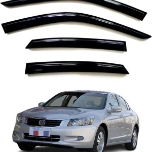 4 deflectores de ventana compatibles con Honda Accord 2008-2012 4 deflectores de ventana compatibles con Honda Accord 2008-2012