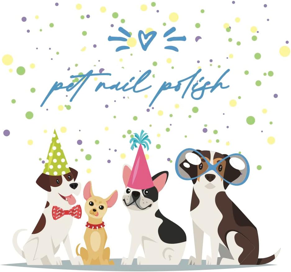 Esmalte de uñas para perro, bolígrafos de esmalte de uñas para perro, de secado rápido, no tóxicos, rosa, rojo, morado, azul, bolígrafo de esmalte