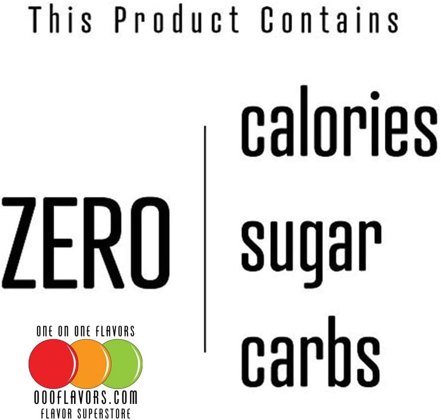 OOOFlavors – Concentrado líquido con sabor a limón sin azúcar (natural), 1.0fl oz