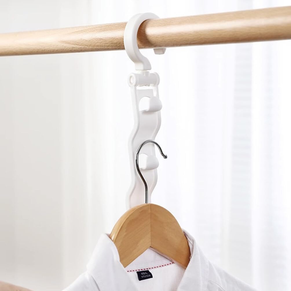 2 perchas para ropa, organizadores y almacenamiento para dormitorio, colgador de interior, ahorros de espacio, perchas para guardarropa, perchas