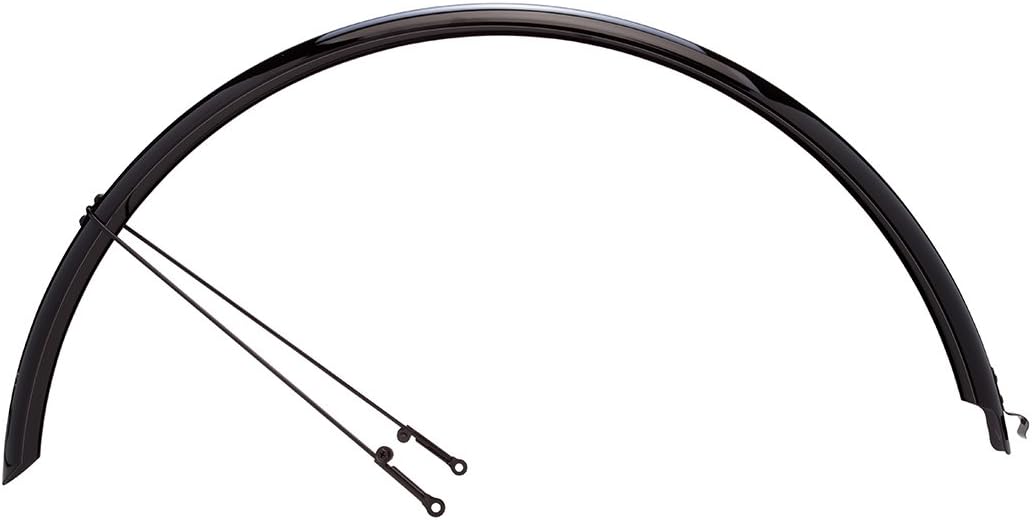 Planet Bike Guardabarros completos para bicicleta, 27.559 x 1.772 in, color negro, se adapta a neumáticos de hasta 1.378 in de ancho