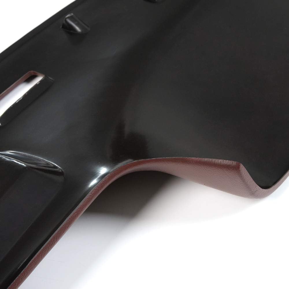 G-PLUS Cubierta de salpicadero moldeada roja compatible con Dodge Ram 150025003500 1994 1995 1996 1997
