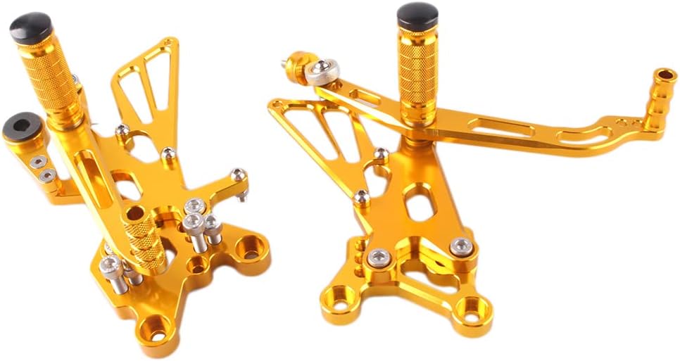 FSFY – Estriberas delanteras y traseras para motocicleta, reposapiés de montaje para Yamaha YZF R6 2006 2007 2008 2009 2010