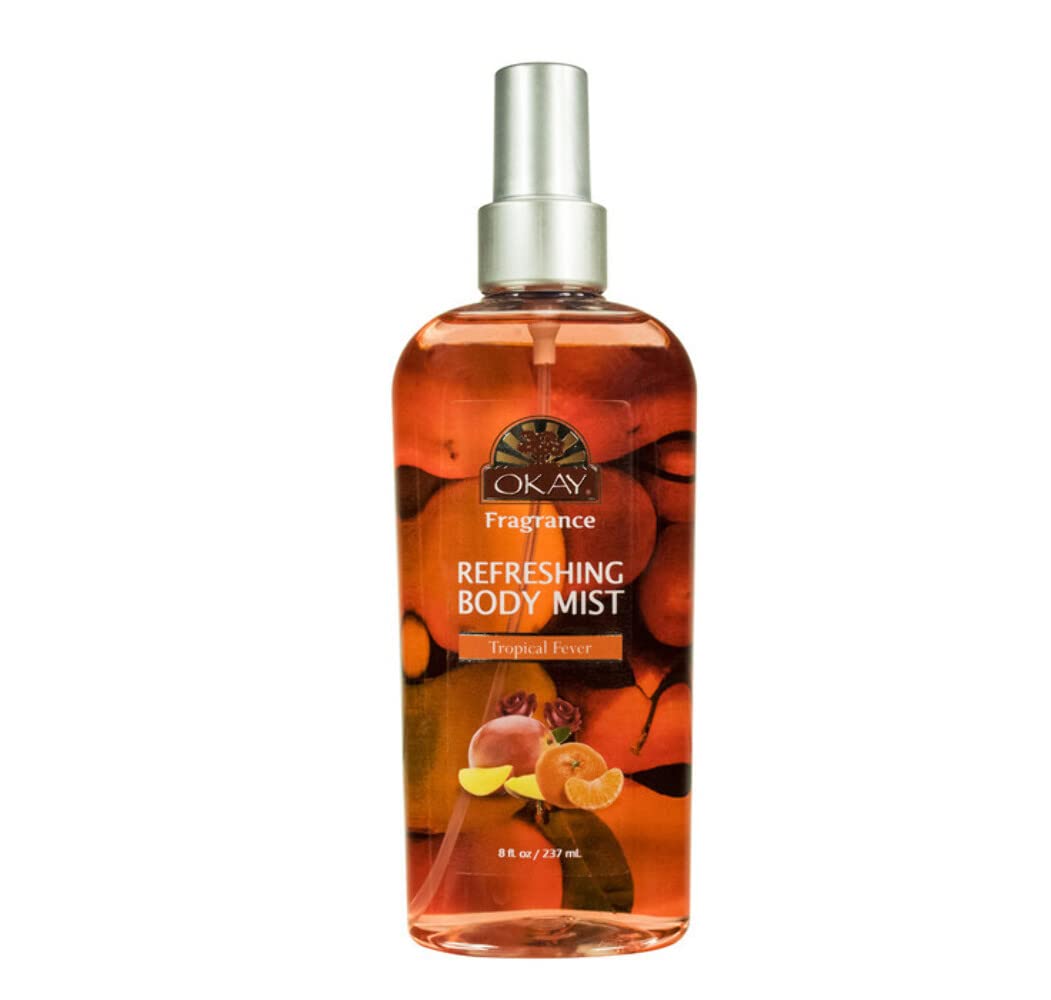 OKAY ESENCIA DE FIEBRE TROPICAL REFRESCANTE BODY MIST 8oz  8.0 fl oz