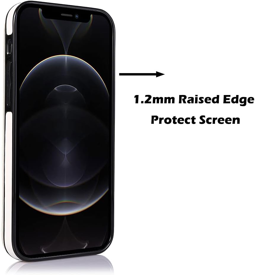 uCOLOR Funda compatible con iPhone 15 de 6.1 pulgadas con ranura para tarjetero, función atril, doble cierre magnético y diseño de bloqueo RFID