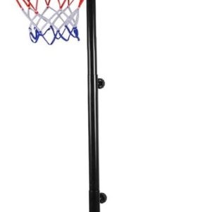 ONETWOFIT Aro de baloncesto portátil, portería de baloncesto al aire libre de altura ajustable para niños con tablero de impacto 2 ruedas base ONETWOFIT Aro de baloncesto portátil, portería de baloncesto al aire libre de altura ajustable para niños con tablero de impacto 2 ruedas base