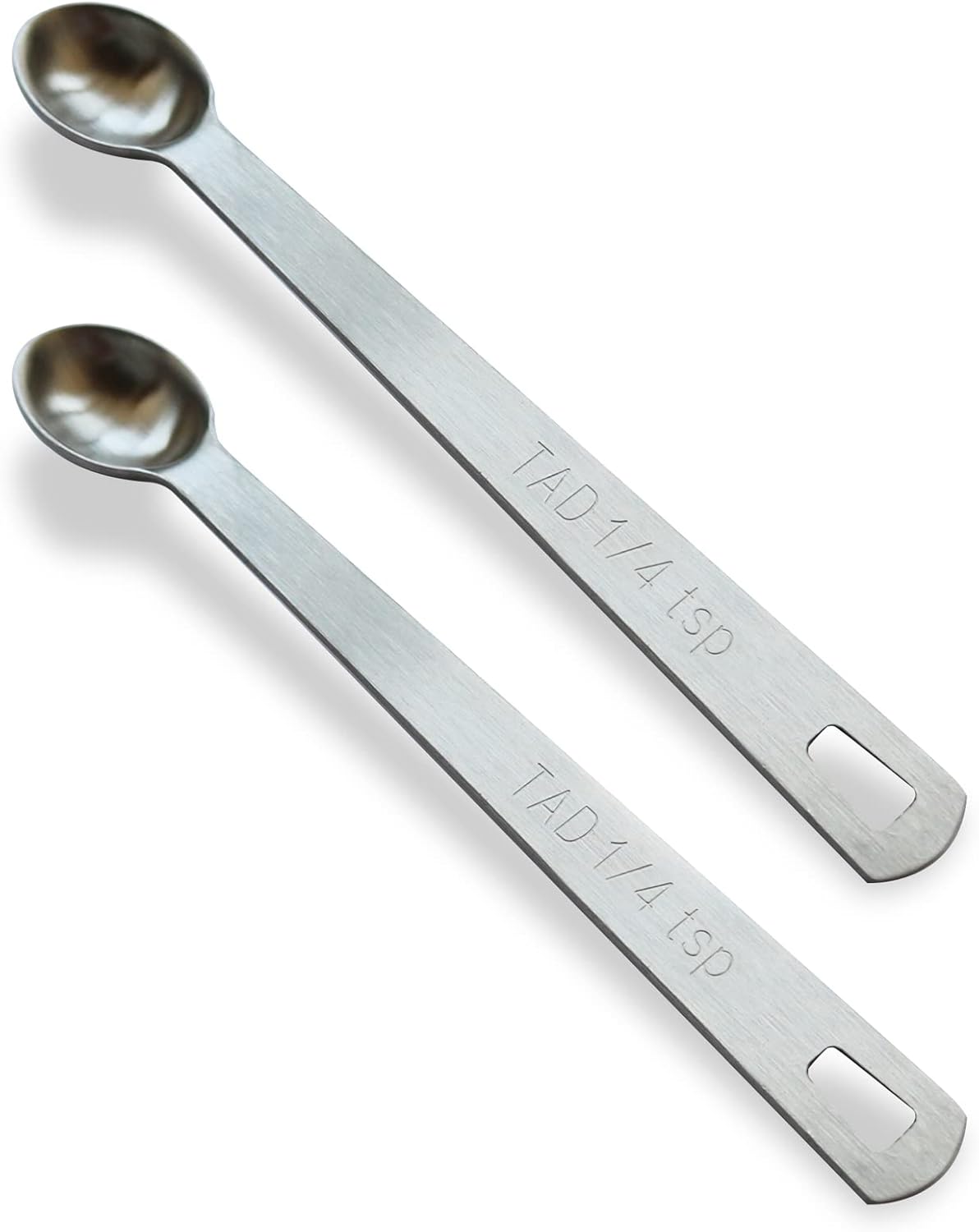 2 cucharaditas de 14 cucharadita (14 cucharadita  112 cucharadas  0.0 fl oz  1.25 cc  0.04 onzas) cuchara medidora única, cucharas medidoras