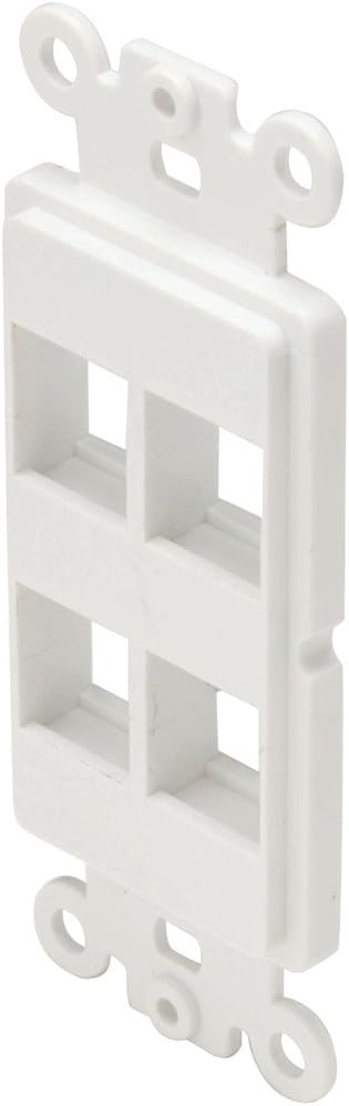 310854WH Inserciones Keystone de estilo decorador blanco 4 cavidades