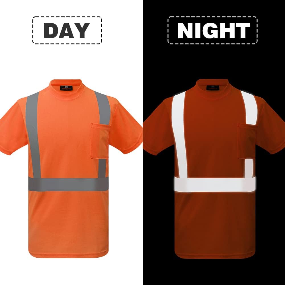 Camisa de seguridad ANSI Clase 2 Camiseta reflectante de alta visibilidad unisex