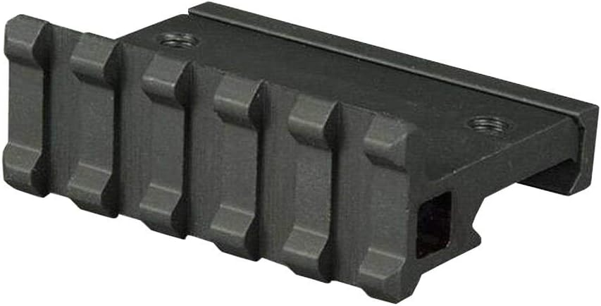 PicatinnyWeaver táctico de perfil bajo ángulo de 90 grados Pro Mount, 2.16″ de largo con 5 ranuras