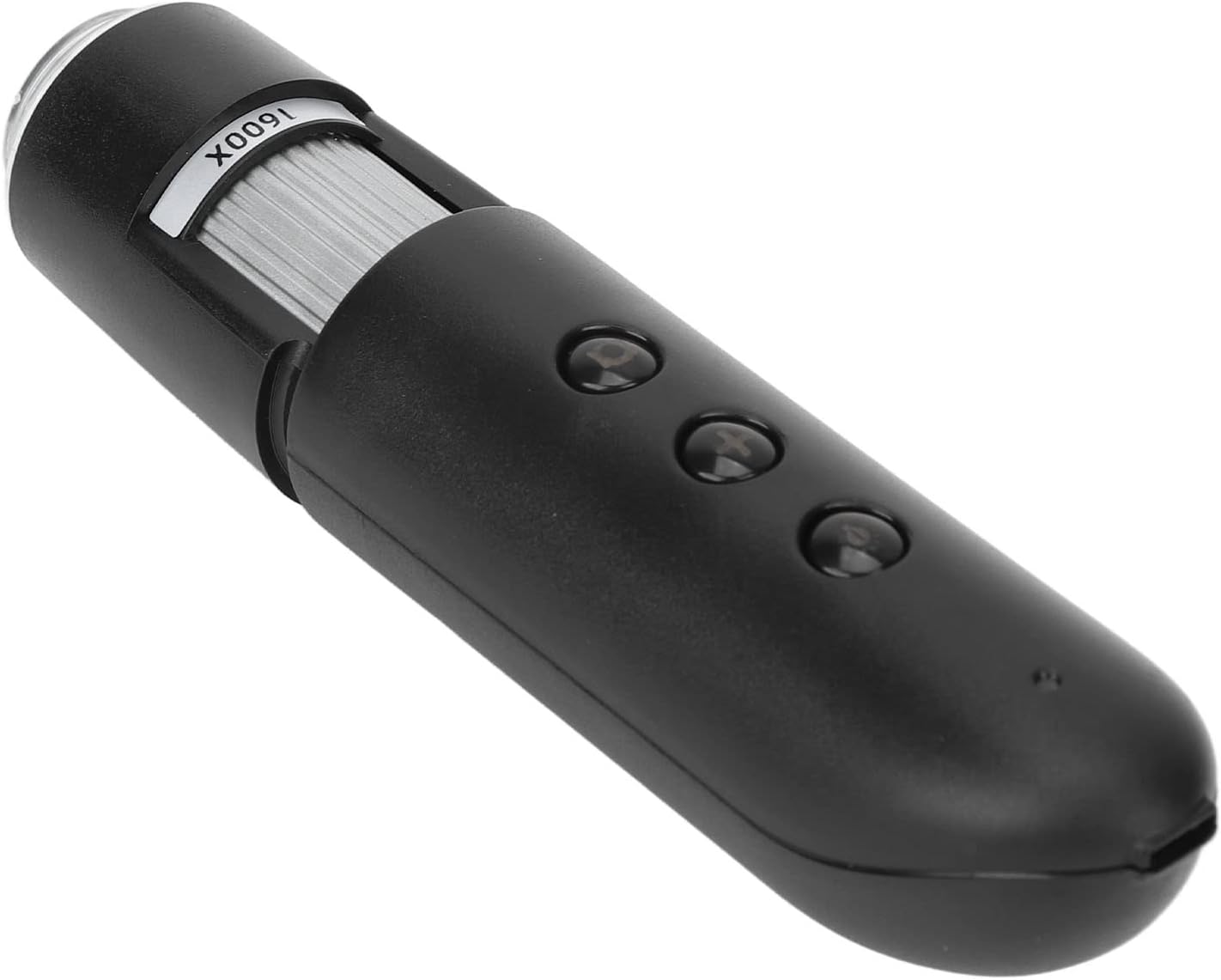 Microscopio digital USB inalámbrico WiFi 1600X, cámara endoscopio de aumento de 8 LED con estuche de transporte compatible para cuero cabelludo,