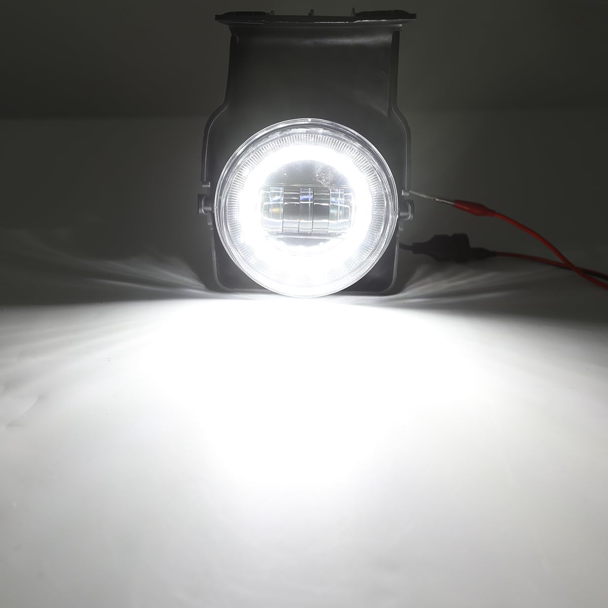 HMCYCI Luz antiniebla LED con DRL compatible con GMC Sierra 1500 2500HD 3500HD 2003-2006 luces antiniebla resistentes