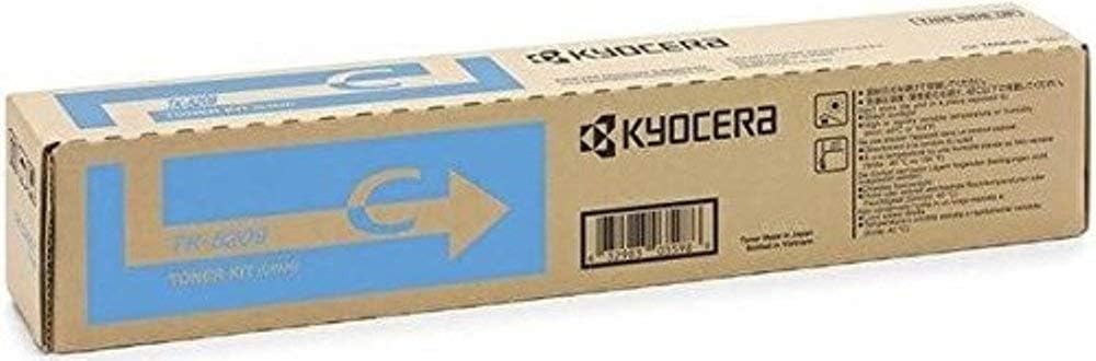 Kyocera Cartucho de tóner cian modelo TK-5209C 1T02R5CCS0 para uso con impresoras multifuncionales a color Kyocera TASKalfa 356ci y CS-356ci A4,