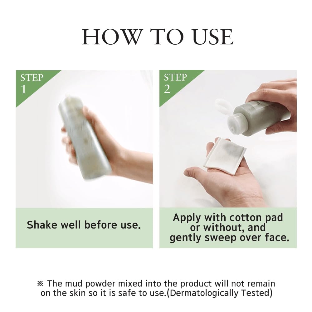 Mamonde Tónico limpio de poros, hojas de corazón para minimizar los poros, arcilla mineral natural para control de sebo, tónico facial diario para
