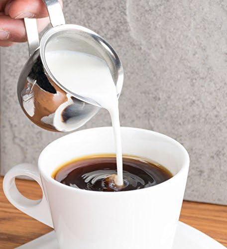 Crema de campana de acero inoxidable de 3 onzas, 3.0 fl oz. jarra de crema para servir en forma de campana