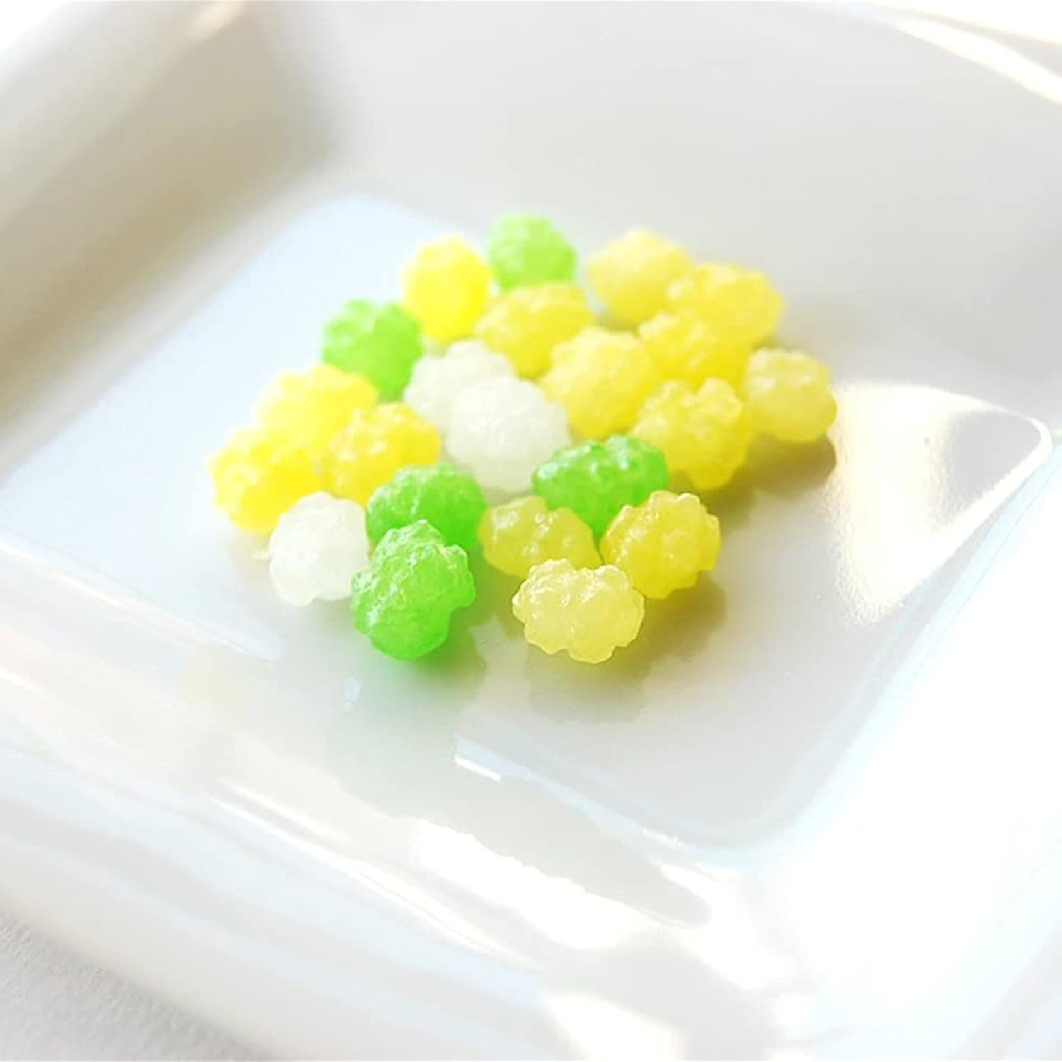 MARUTA Candy Konpeito, Hanatsume, caramelo de azúcar japonés, 0.2 onzas, 50 unidades, juego de 2