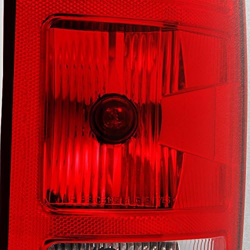 AKKON – Para Dodge Ram 1500  2500  3500 Pickup Truck Red Clear Rear Lights Reemplazo con par de placa de circuito