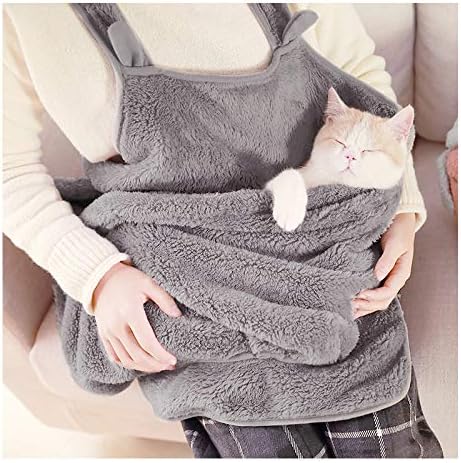 Creation Core – Bolsa de transporte para mascotas para perros y gatos, bolsa de transporte manos libres, de algodón, suave, transpirable, delantal