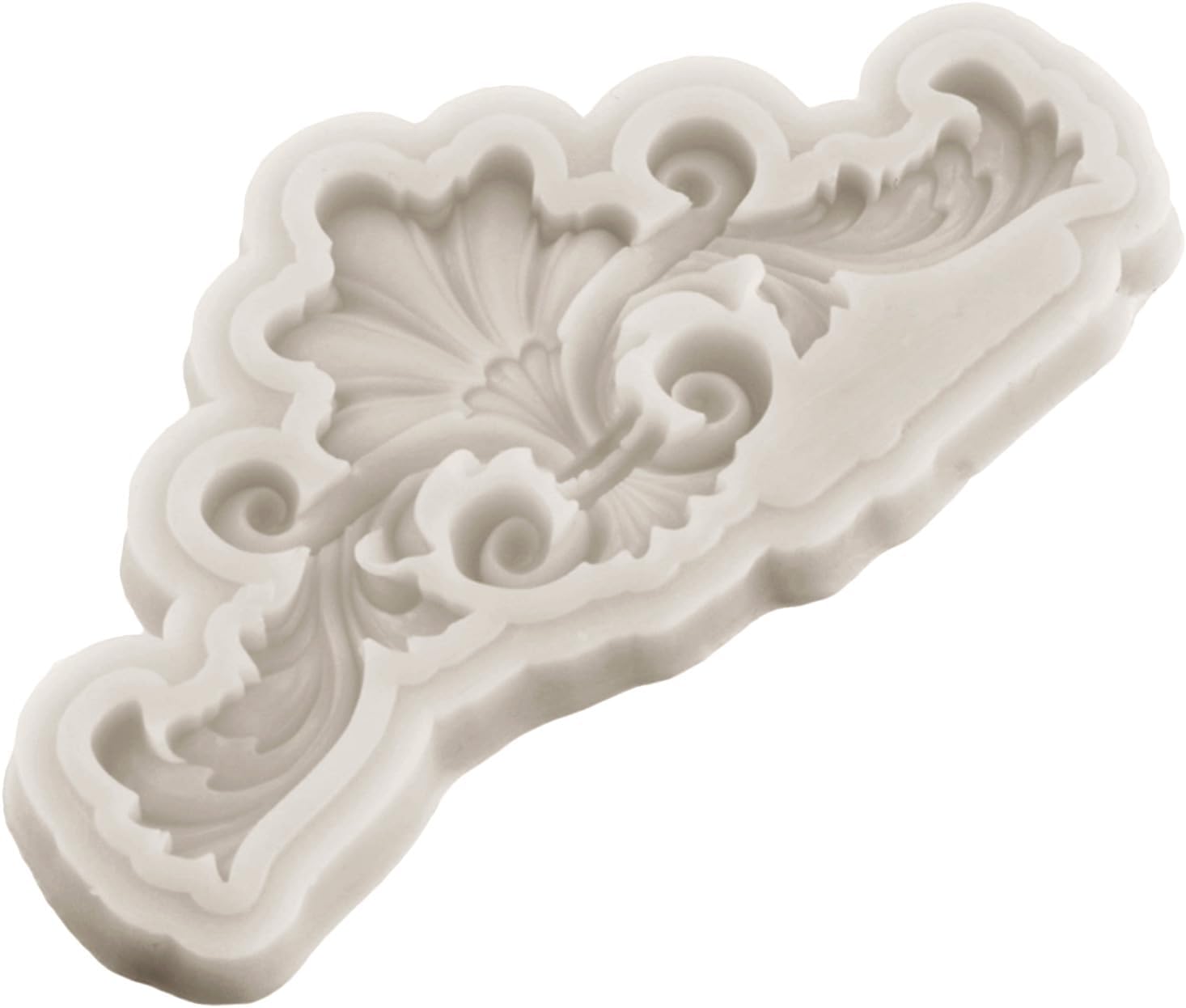 Molde de silicona para fondant de encaje de estilo barroco, molde de filigrana para decoración de pasteles, decoración de cupcakes, caramelo y