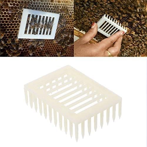 White Queen Marker Cage Clip Bee Plastic Catcher Apicultor Herramientas Equipo de Herramientas de Apicultura de Plástico Reina Marcador Clip de