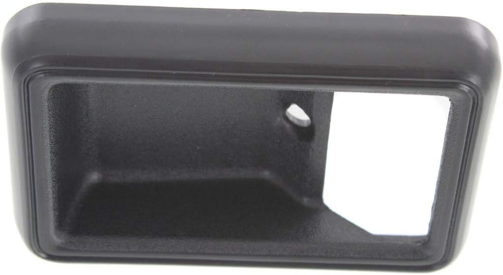 KarParts360 Para Nissan 720 – Manija de puerta 1980 81 82 83 84 85 1986 lado del conductor o pasajero  Una sola pieza  Delantero  Interior  Negro