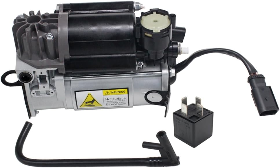 2203200104 Airmatic Bomba de compresor de suspensión neumática con relé apto para Mercedes-Benz W220 W211 W219 S211 CLS550, CLS63 AMG, E320, E350,