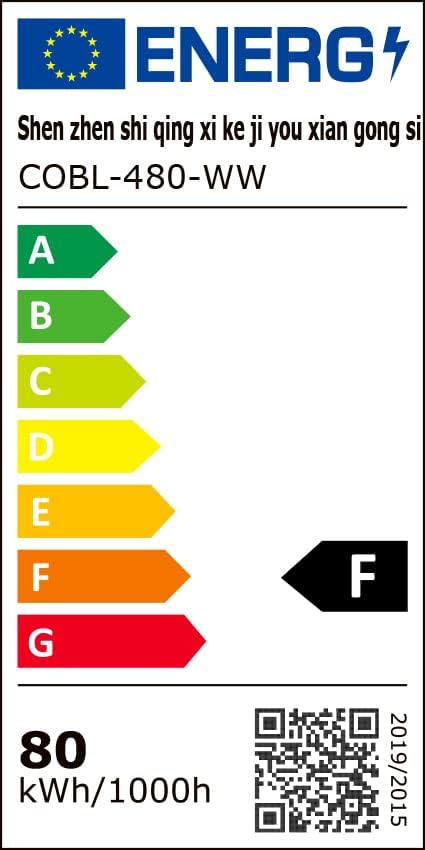 Tira de luz LED COB azul de 32.8 pies (32.8 ft) DC 24 V, IP65, impermeable, 3840 LED, brillo uniforme, sin puntos, cinta de luces LED flexibles para