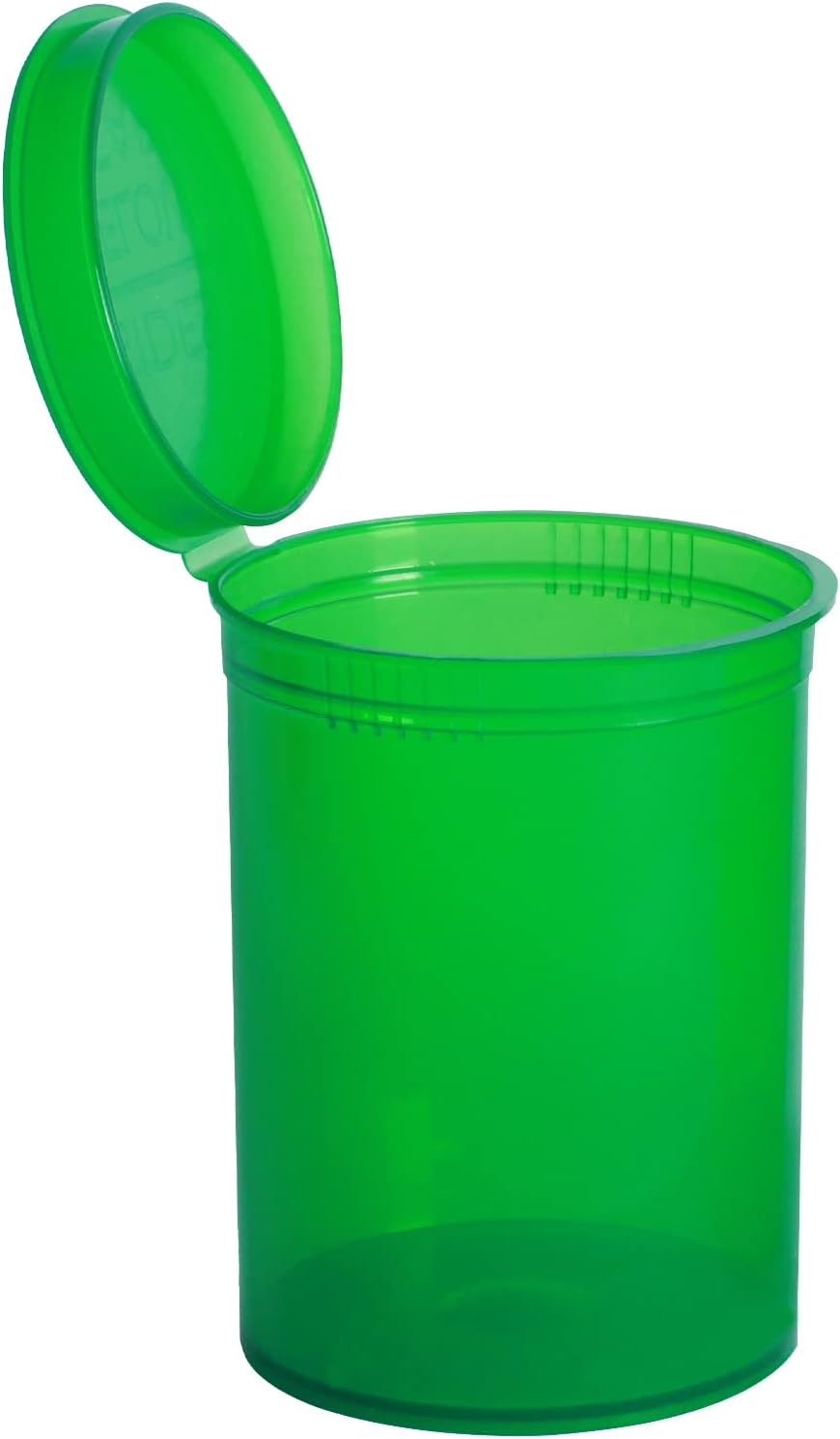 12 frascos vacíos de plástico con receta, botellas herméticas impermeables para píldoras con tapas superiores para juntas (30 dram, verde