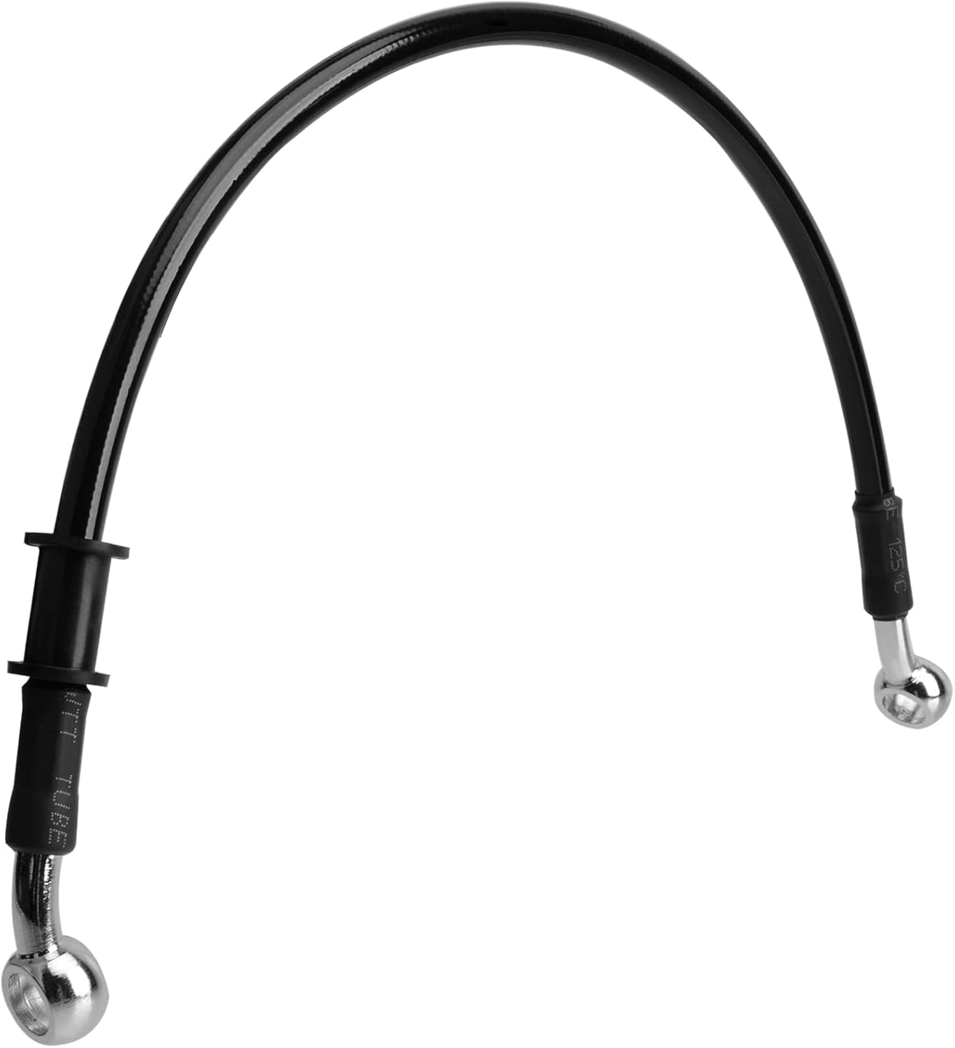 Línea de freno de motocicleta, tubo de aceite de embrague hidráulico universal de 15.75 pulgadas, accesorios trenzados de acero inoxidable para
