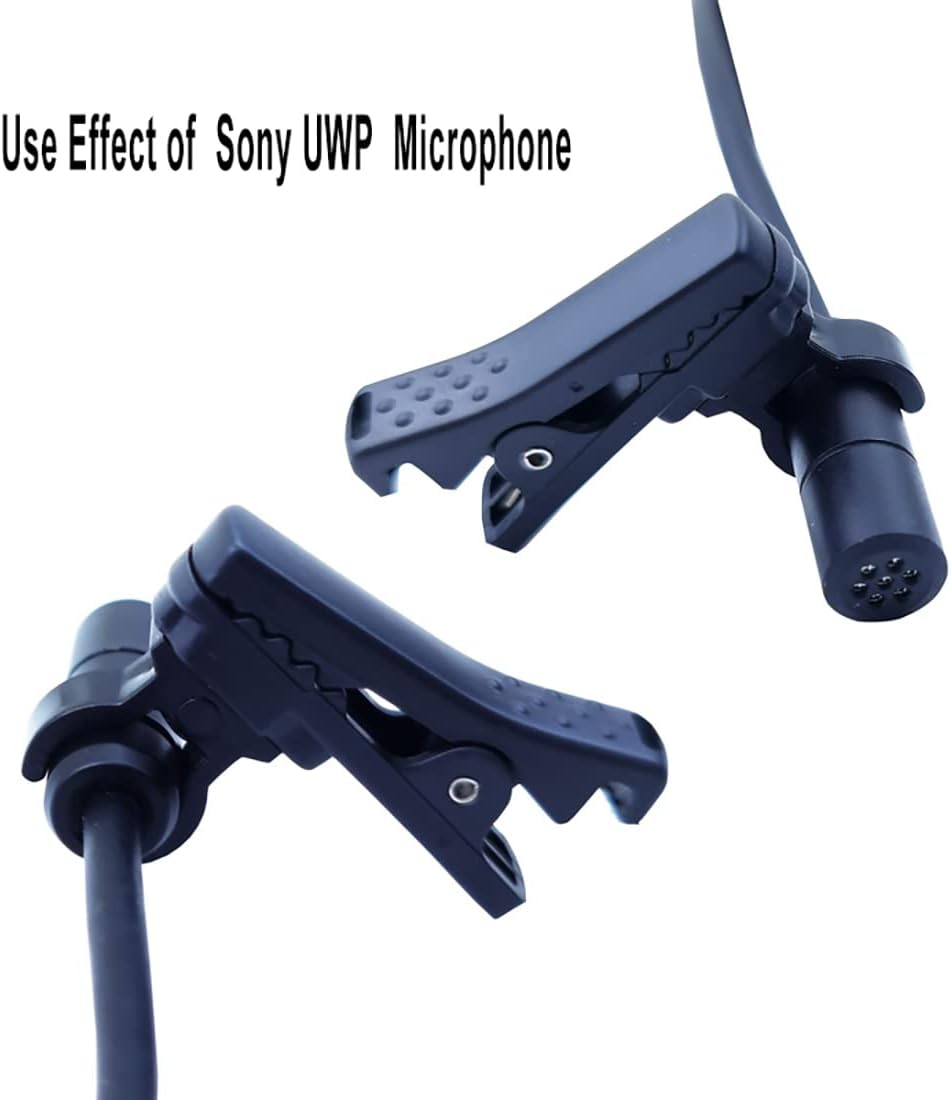 Clip de micrófono Lavalier de plástico ABS, clip de corbata tipo hebilla para Sony UWP, Saramonic, Sennheiser, micrófono de solapa Boya Lavalier,