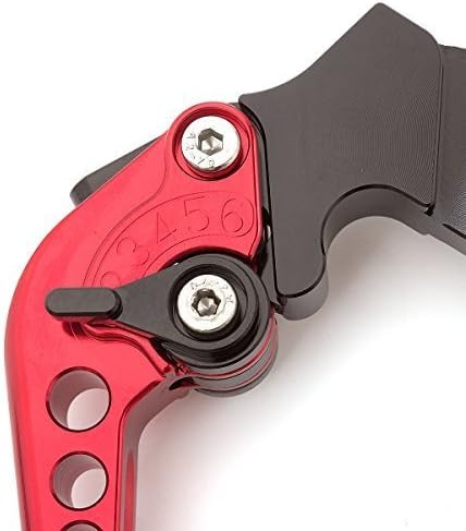 FXCNC Palancas de embrague de freno corto ajustables para motocicleta compatibles con G650GS 2008-2014, F650GS 2000-2007, G650 X
