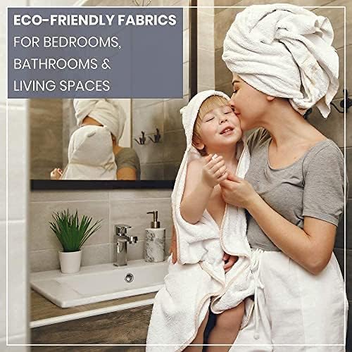 CHATEAU HOME COLLECTION Toallas de baño para baño, 100% algodón hilado en anillo ultra suaves, esponjosas y extra absorbentes, juego de 4, toallas