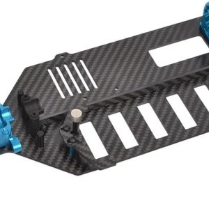 Caja de cubierta inferior de carbono para Tamiya TT-02 TT-02RS TT-02FT Actualizaciones de chasis Caja de cubierta inferior de carbono para Tamiya TT-02 TT-02RS TT-02FT Actualizaciones de chasis