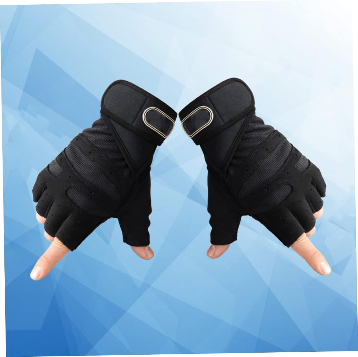 BESPORTBLE 3 Pairs Sports Gloves Exercise Gloves Gym Gloves Up Gloves Guantes para Gym Hombre Mens Glives Half-Finger Gloves Training Gloves Fitness