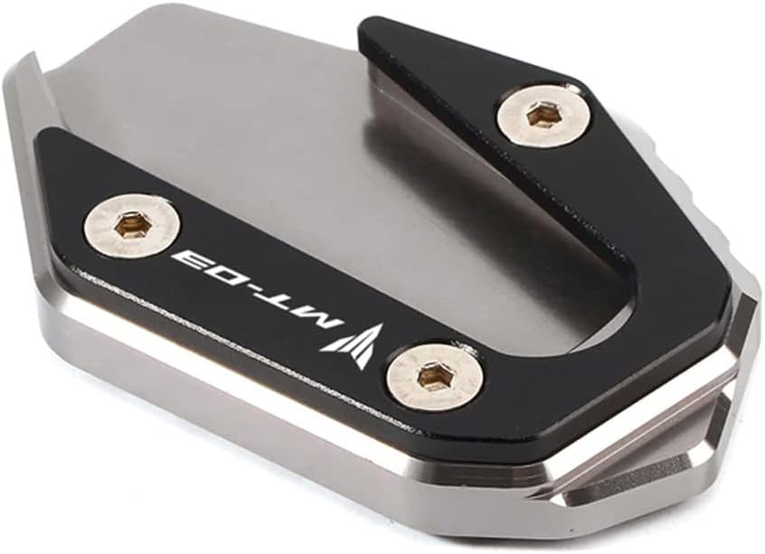 Accesorios de motocicleta con soporte lateral para Yamaha MT03 MT 03 2016 2017 2018 2019 2020 placa de extensión de soporte