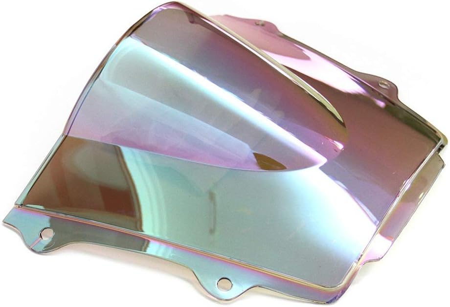 Motorcycle Windshield Motorcycle Part Double Bubble Iridium WindshieldWindscreen Compatible with CBR 600 RR F5 2013 2014 2015 2016 13-16