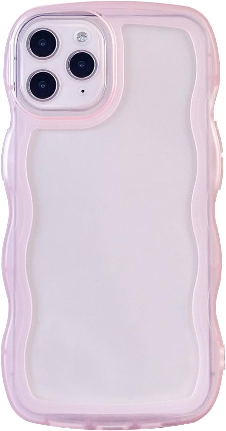 Funda transparente compatible con iPhone 11 Pro Max, bonita funda delgada de silicona suave antiarañazos, a prueba de golpes, bonita funda delgada
