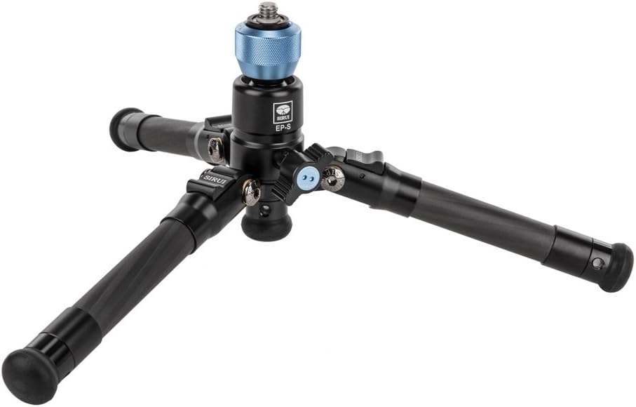 Sirui ep-224s multiuso 4secciones Lock Fibra de Carbono FotoVideo Monopod, 17libras Capacidad de pierna Flip, 63″ Altura Máxima