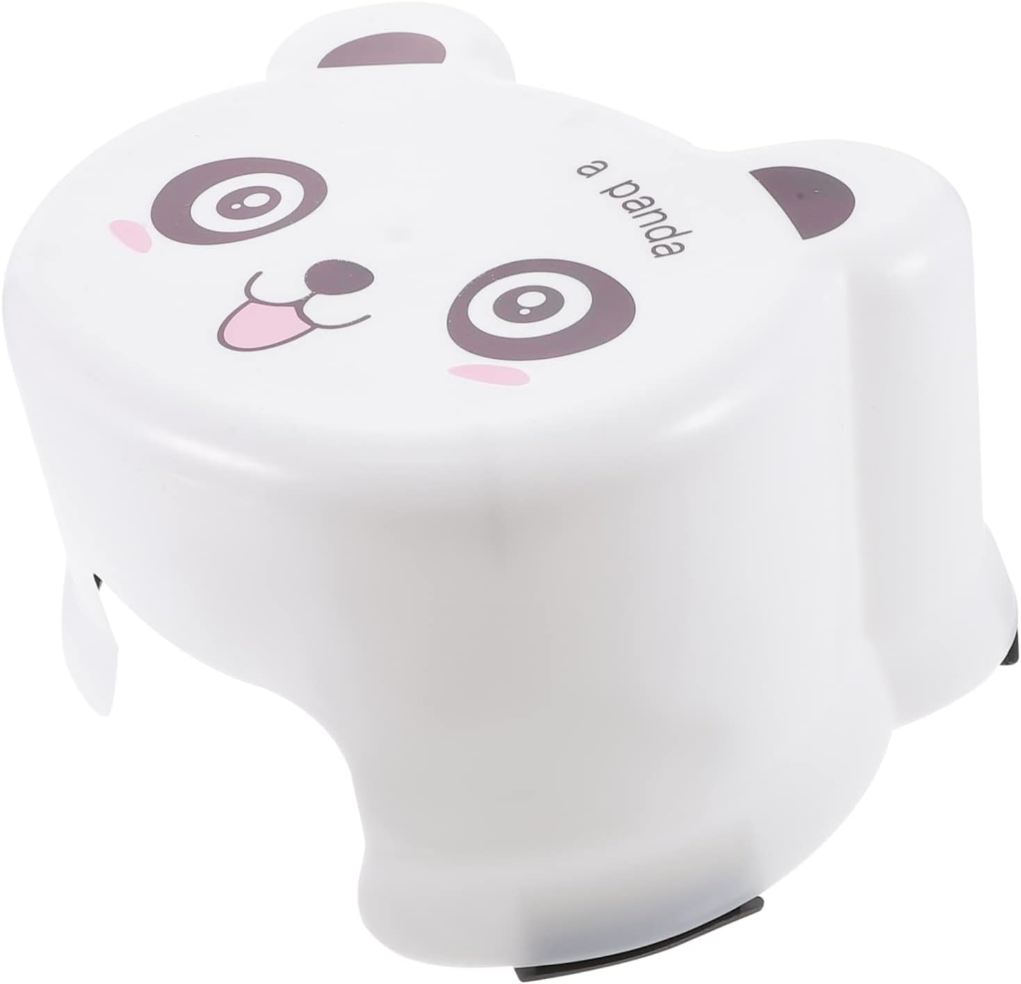 USHOBE Taburete de baño de plástico de dibujos animados para niños pequeños, taburete redondo otomano, taburete para niños pequeños, taburete para