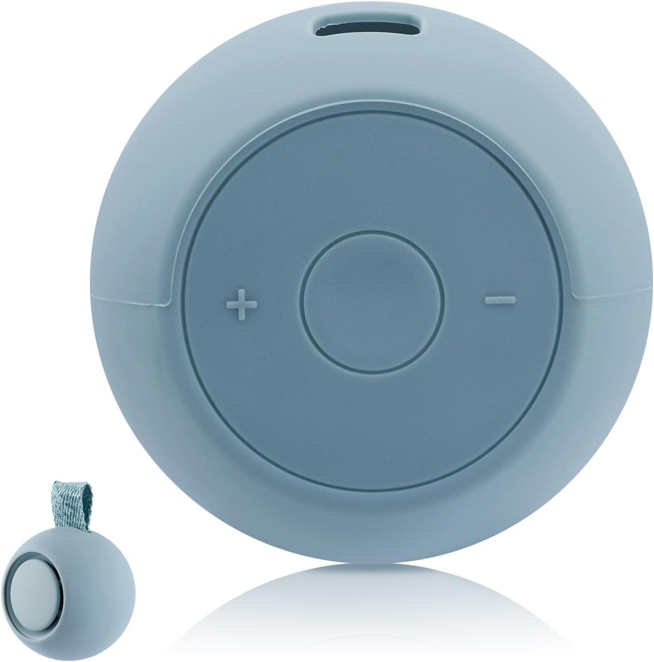 Funda de viaje para máquina de sonido para Hatch Rest Go, funda protectora de sonido portátil de silicona para máquina de ruido blanco (azul claro)