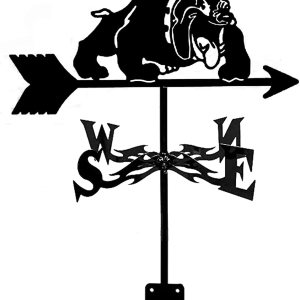 Bulldog Tyne Bear Bird Siluetas de toro de grúa salvaje, veleta meteorológica, indicador de dirección del viento, granja, retro, escena duradera, Bulldog Tyne Bear Bird Siluetas de toro de grúa salvaje, veleta meteorológica, indicador de dirección del viento, granja, retro, escena duradera,
