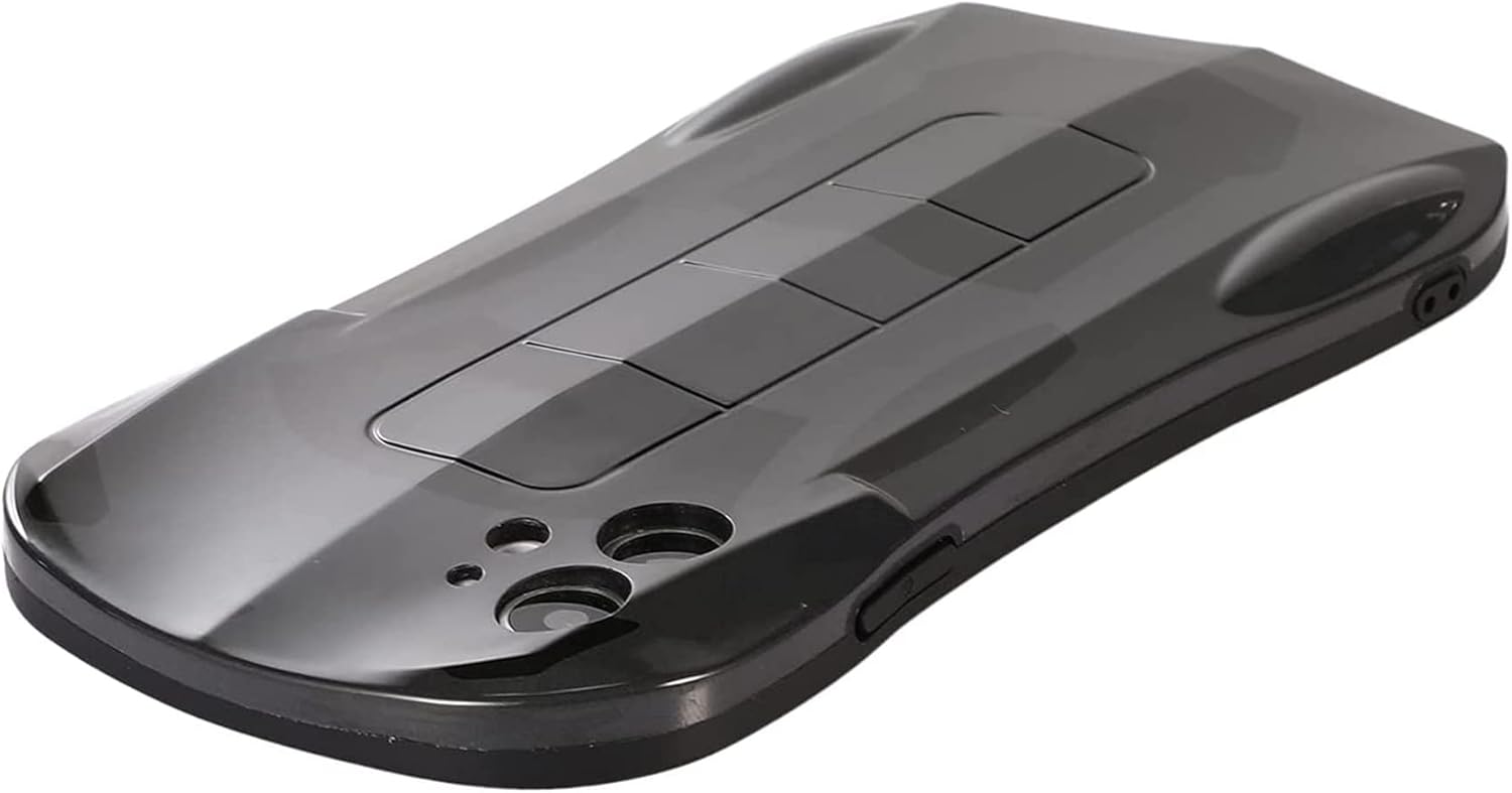 DLFOSCADH Funda de teléfono para iPhone 11, bonita funda kawaii para teléfono, diseño de automóvil 3D de dibujos animados, silicona suave, a prueba