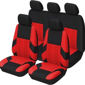 Moly Magnolia Juego completo de fundas de asiento de automóvil, antideslizantes, divididas y transpirables, impermeables, de poliéster, accesorios Moly Magnolia Juego completo de fundas de asiento de automóvil, antideslizantes, divididas y transpirables, impermeables, de poliéster, accesorios