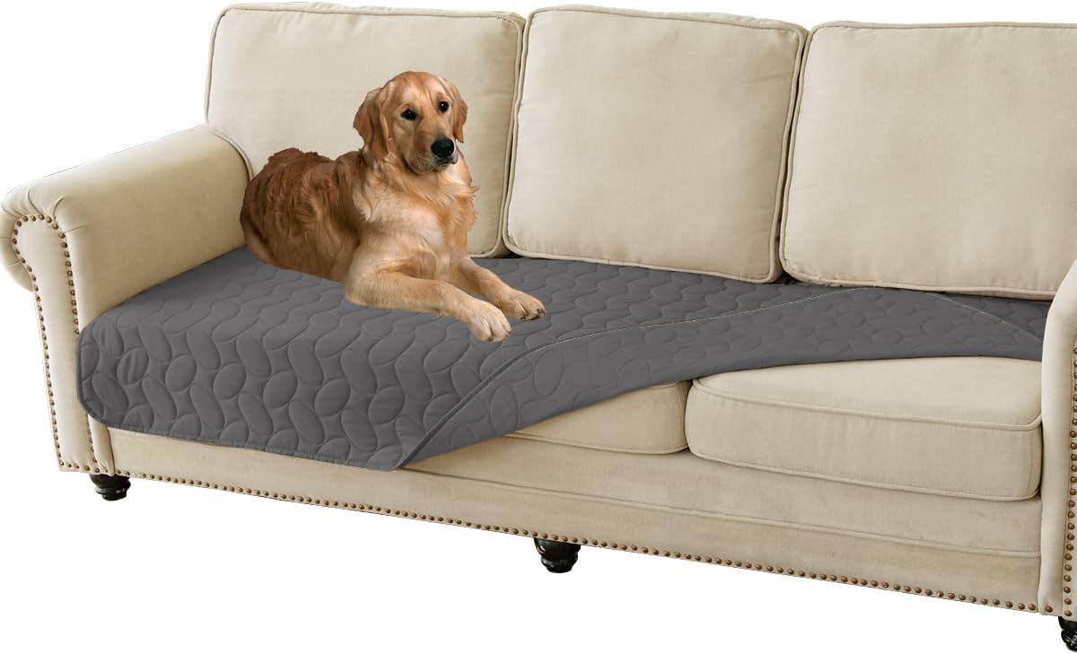 Ameritex Manta de cama para perro, impermeable, reversible, funda para sofá, manta para mascotas, para muebles, cama, sofá