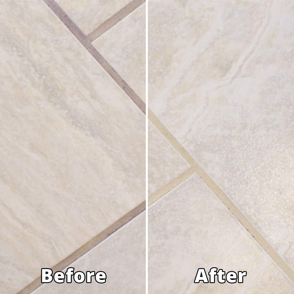 Rejuvenate La fórmula de limpieza profunda de lechada elimina al instante años de acumulación de suciedad para restaurar la lechada al color