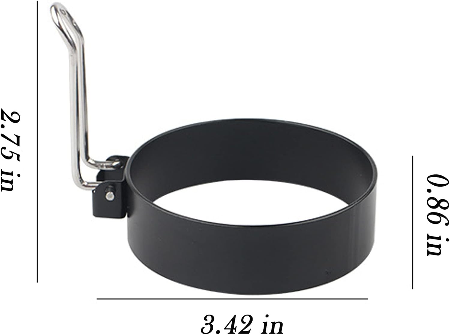 ZLMC Anillo de huevo antiadherente, anillo de acero inoxidable para freír huevos, molde redondo, moldear huevos, molde redondo para huevos fritos