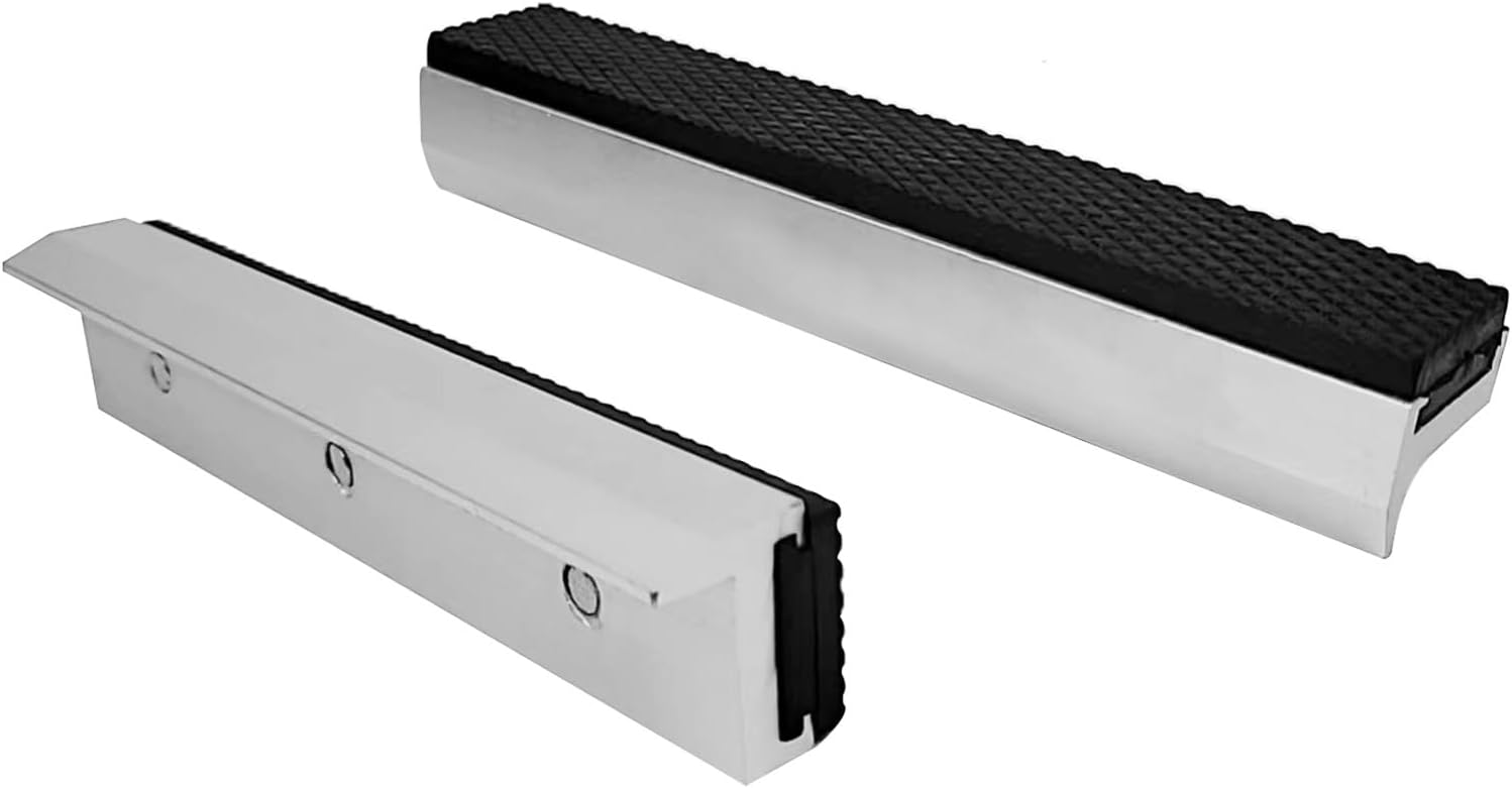 Mordazas de tornillo de banco de 6 pulgadas, protectores magnéticos fuertes para mordazas de vicio, protector multiusos para tornillo de metal de 6