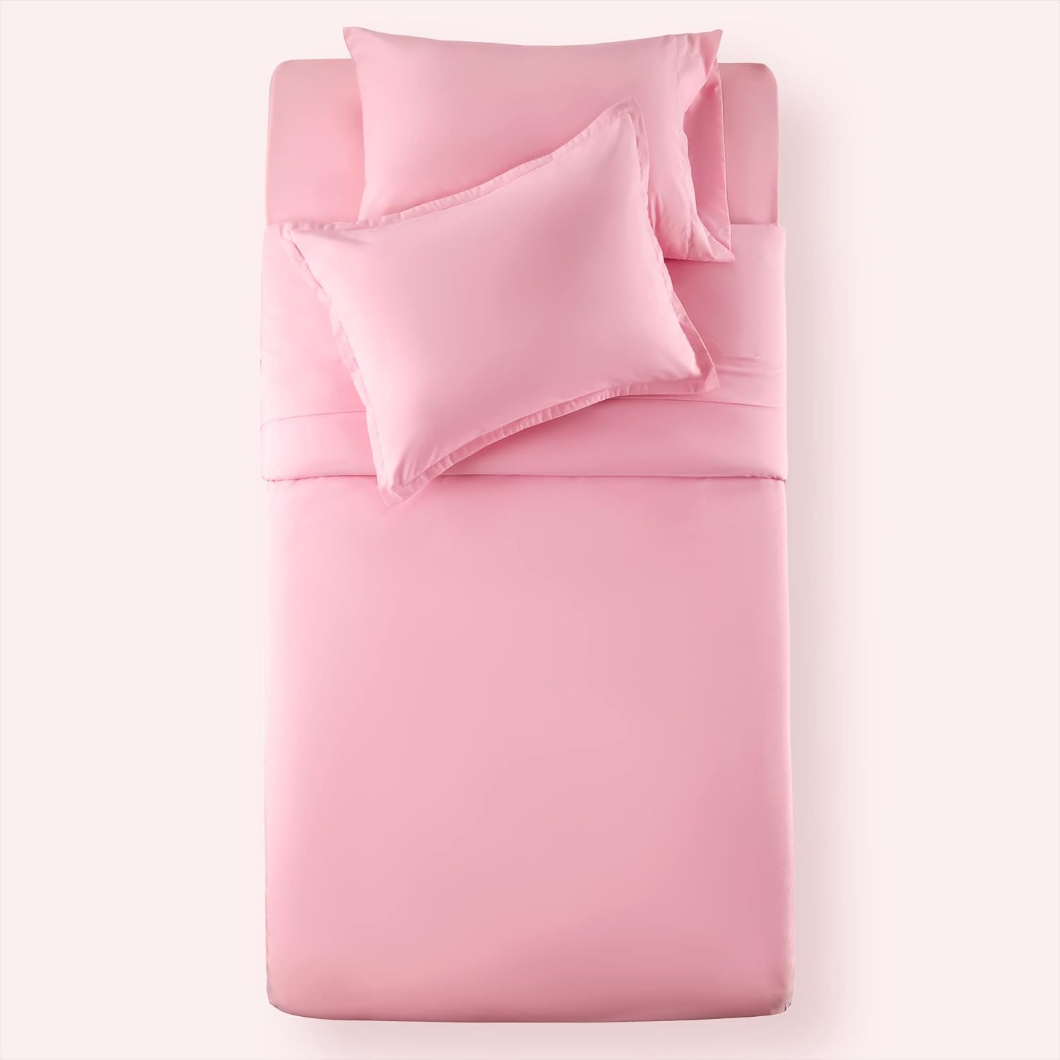 SLEEP ZONE Juego de funda de edredón para niños, tamaño individual, 2 piezas, súper suave y bonita, funda de edredón con 1 funda de almohada, cierre